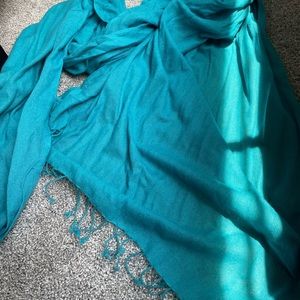 Turquoise scarf